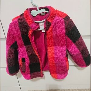 Cat and Jack faux fur jacket